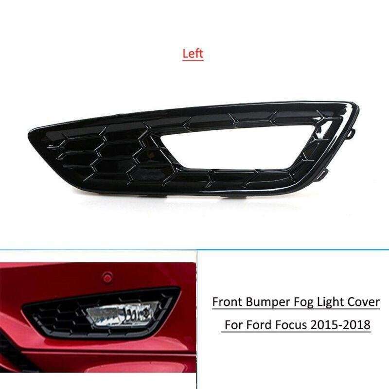 Front Bumper Fog Light Cover Grille For 2015-2018 2016 Ford Focus Sports SE Left