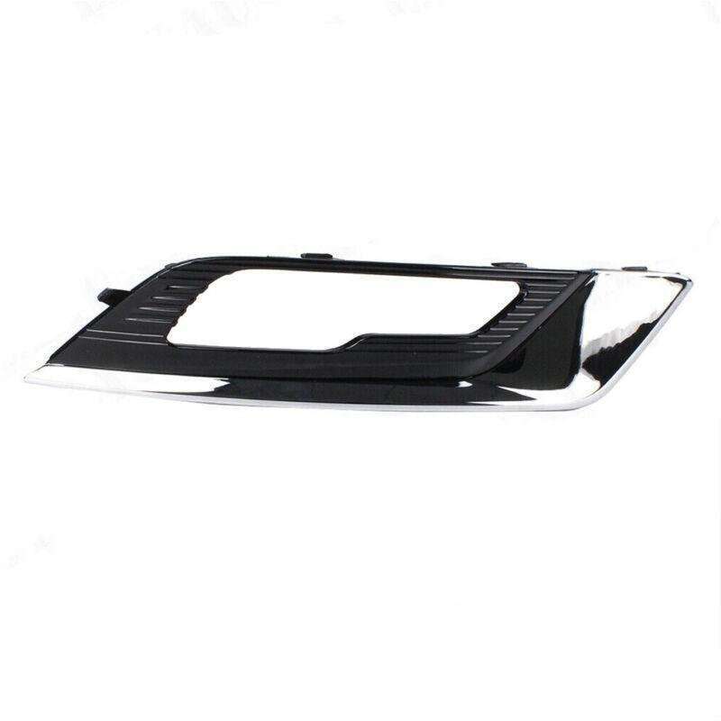 Front Bumper Fog Light Grille Bezel Cover For Ford Fusion 2017 2018 Chrome Pair