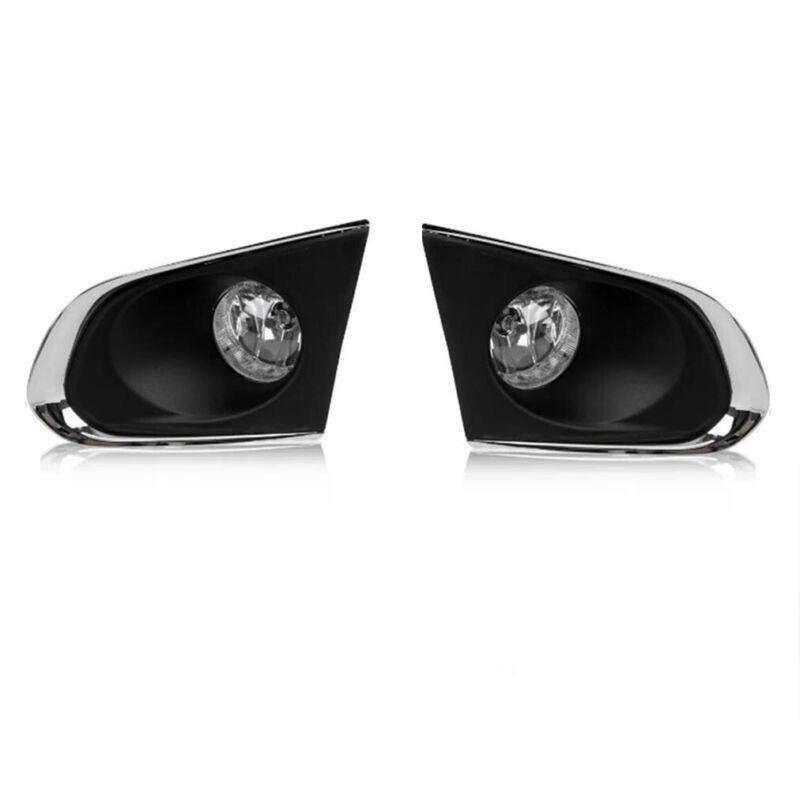 Fits Chevy Trax 2014-2016 Front Bumper Fog Lamp Driving Light Cover Grille Pair