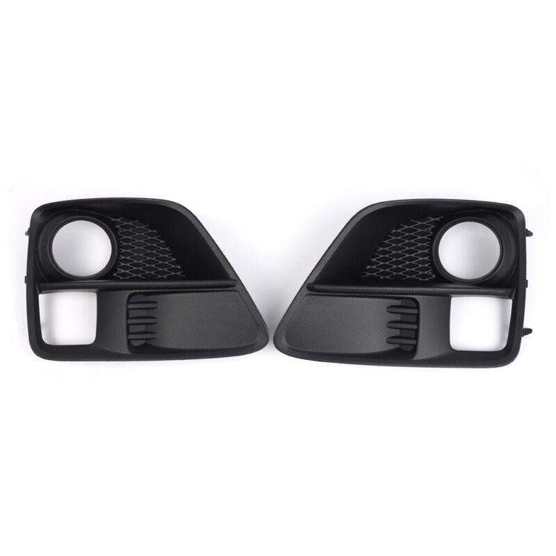 2pcs Set Front Bumper Fog Light Hole Covers For Subaru WRX STI 2015-2017