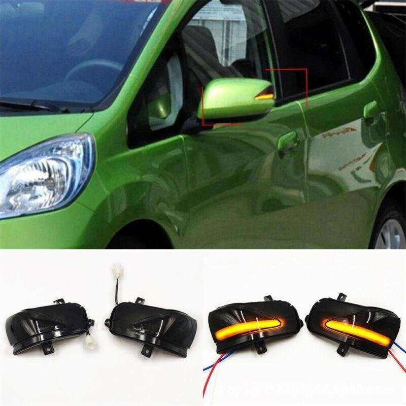 Pair Rear View Door Mirror Turn Signal Lamp Light For Honda Fit GE6/GE8 09-14