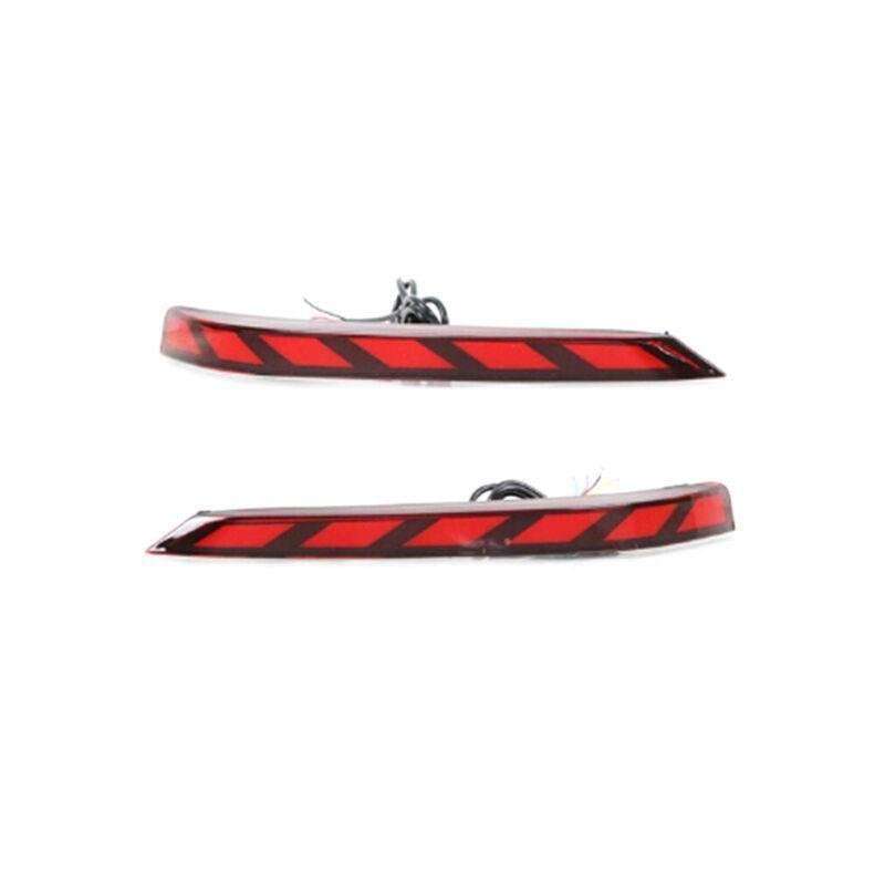 2x Red Rear Brake Taillight Bumper Reflector Lights For Changan UNI-T 2020-2022