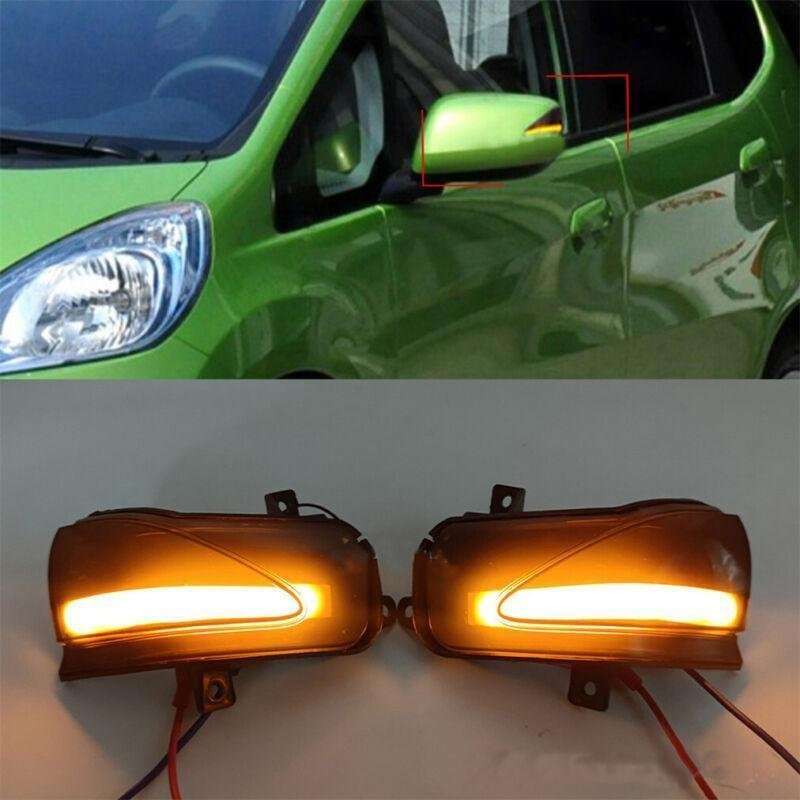 Pair Rear View Door Mirror Turn Signal Lamp Light For Honda Fit GE6/GE8 09-14