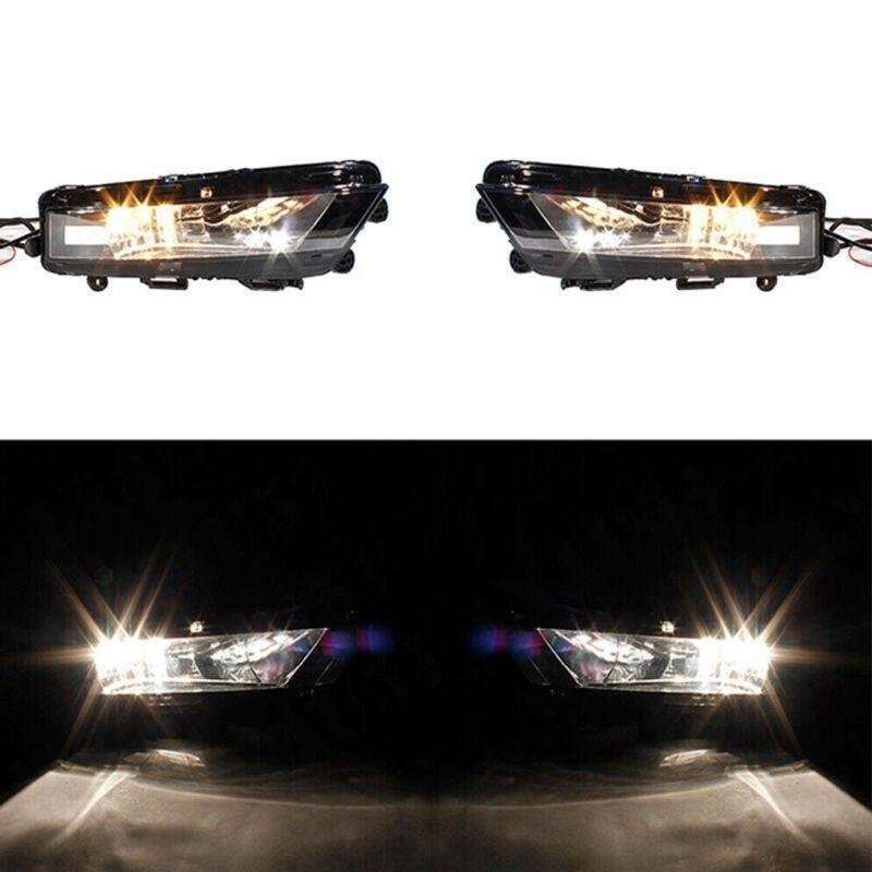 Front Bumper Fog Lights Driving Lamp For Skdoa Octavia 2017 Pair LH&amp;RH Side