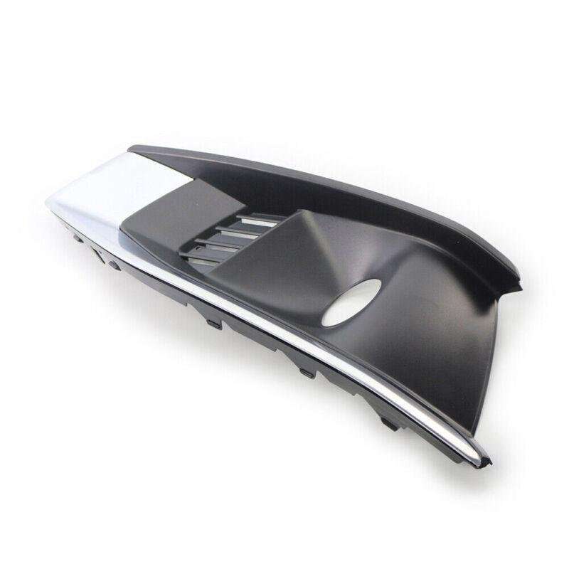 Front Bumper Fog Light Grille Cover Trim For Audi A4L 2020 2021 2022 Left Side