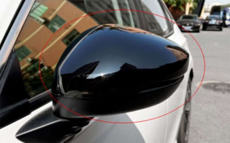 For Acura Integra 2023-24 Bright Black Side Door Rearview Mirror Cover cap trim
