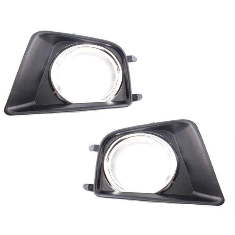 2x Front Bumper Fog Light Grille Cover For Toyota Tacoma 2012-2015 Left+Right