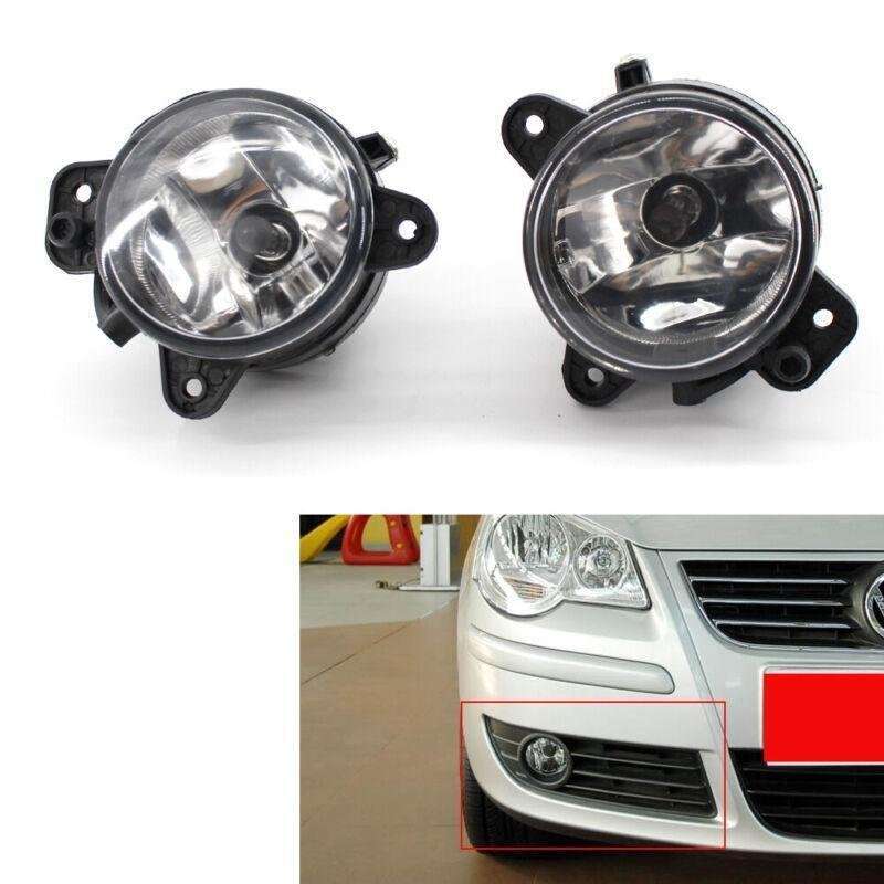 Pair fit for VW Polo Fog Lights Lamp with Bulb 05-09