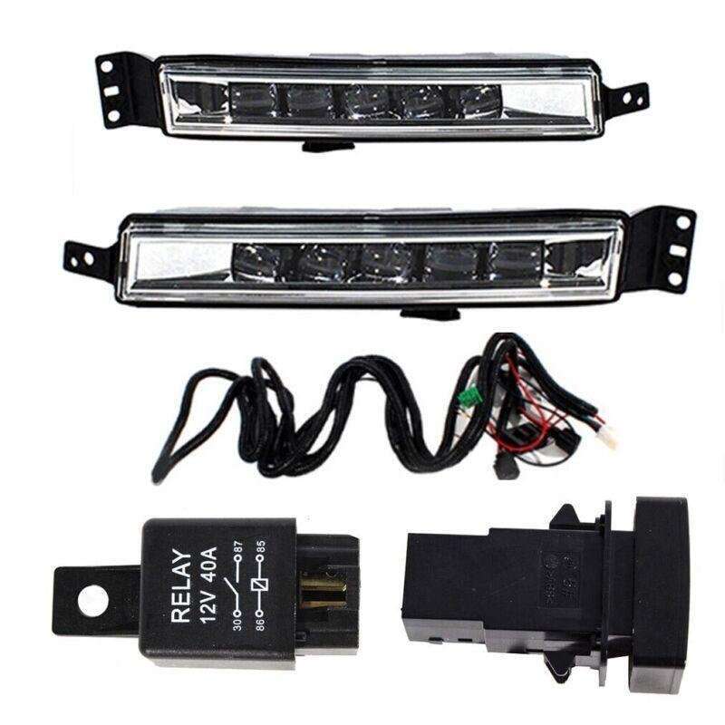 LED Front Fog Lamps Lights With Wire For Honda Accord US 2016-2018 Pair