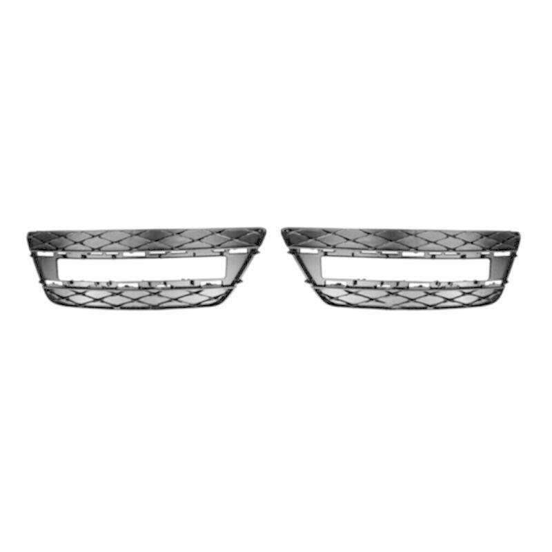 2xFront Bumper Fog Light Grille Cover For Benz X166 GLS GL350 GL450 2013-2016 LR