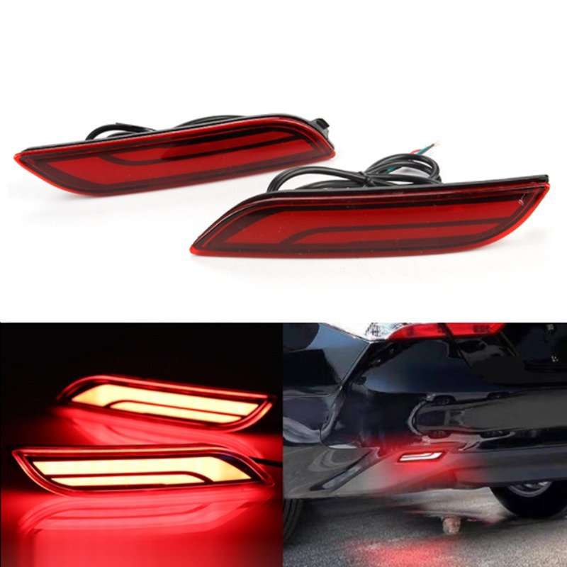 For 2018 2019 2020 Toyota Camry LED Rear Fog Light Tail Bumper Light 2PCS