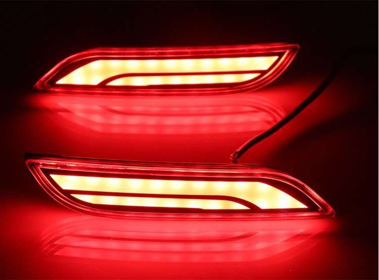 For 2018 2019 2020 Toyota Camry LED Rear Fog Light Tail Bumper Light 2PCS