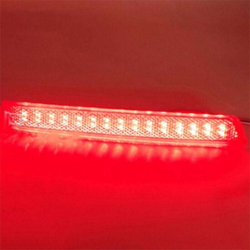 Rear Fog&amp;Brake Taillight Bumper Reflector Light For Chevrolet Malibu 12-15 Pair