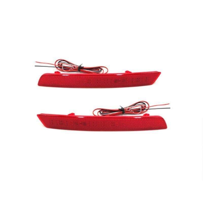 Rear Fog&amp;Brake Taillight Bumper Reflector Light For Chevrolet Malibu 12-15 Pair