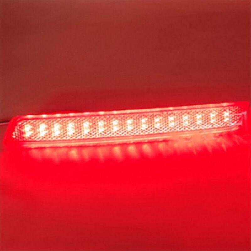 Rear Fog&amp;Brake Taillight Bumper Reflector Light For Chevrolet Malibu 12-15 Pair