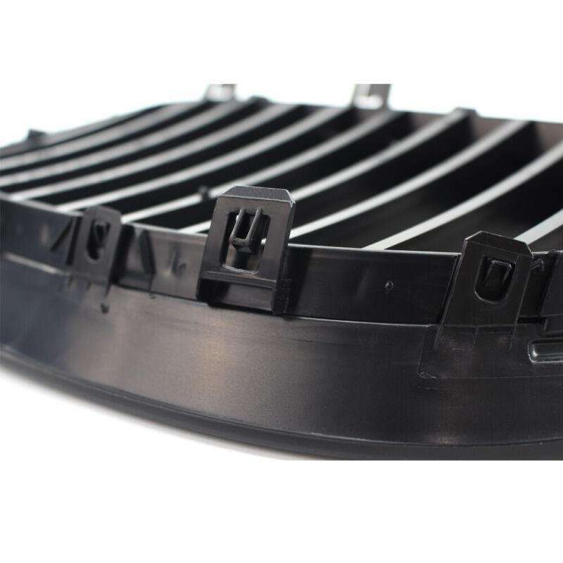 Pair of Matte Black Flat Front Grille Fit For BMW E60 E61 M5 5 Series 03-09