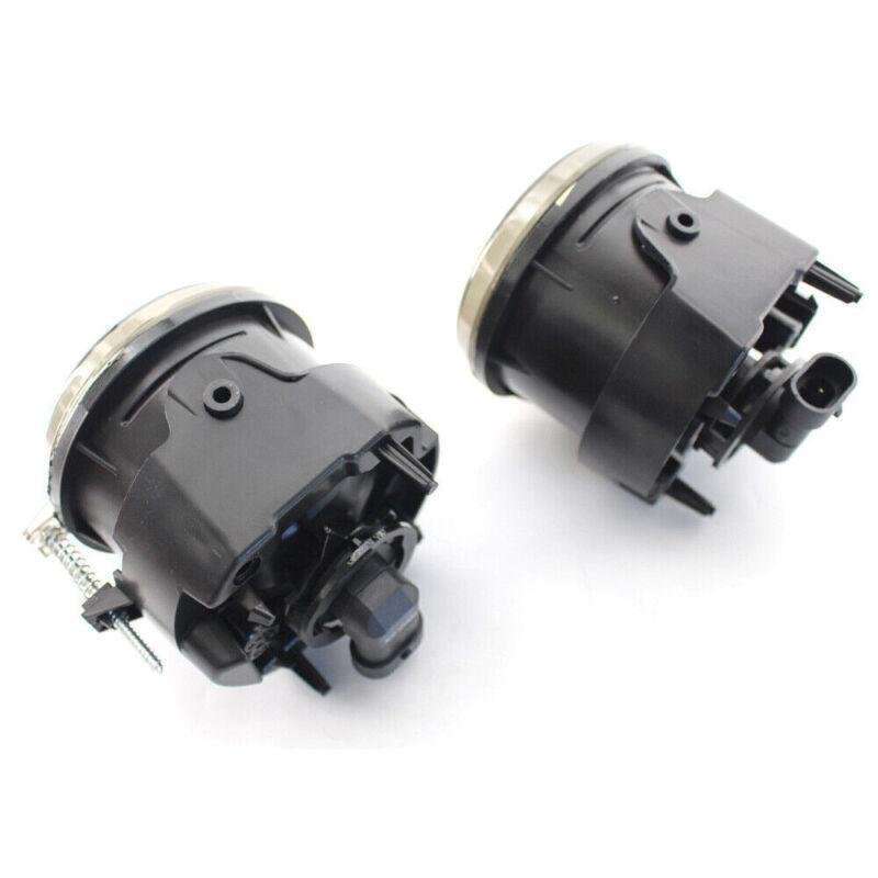 Pair of Smoke Fog Light With Bulbs Fits 07 Compass Sebring Caliber 06-09 Charger