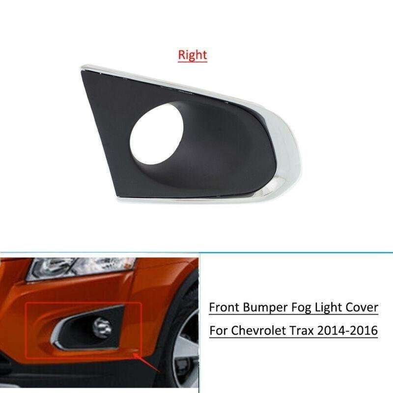 Right Bumper Bezel Fog Light lamp Covers For Chevy Chevrolet Trax 2014-2016
