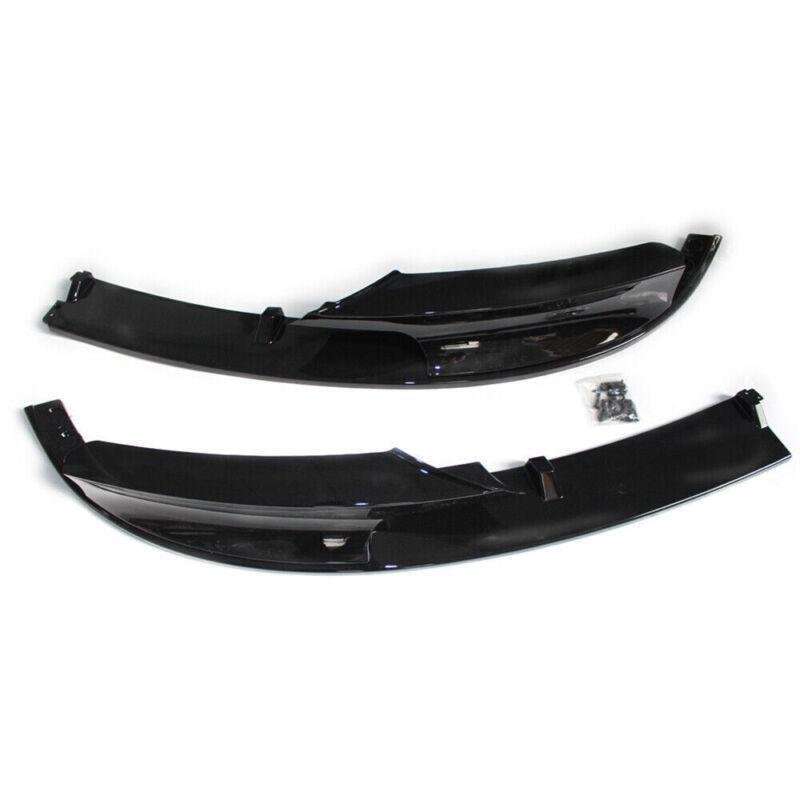 Pair of Front Lip Chin Bumper Body For BMW F30 M-Sport 12-18? Gloss Black Style
