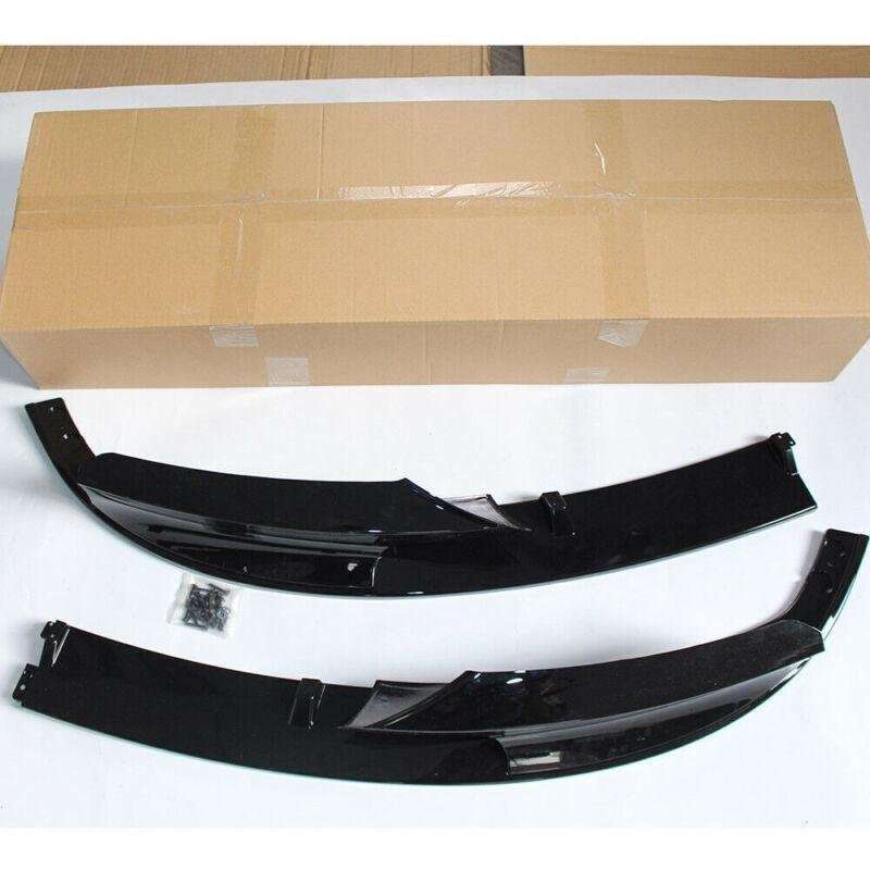 Pair of Front Lip Chin Bumper Body For BMW F30 M-Sport 12-18? Gloss Black Style