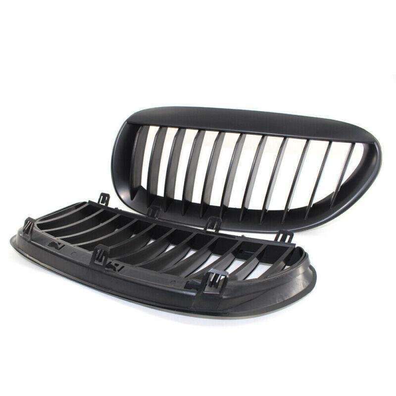 Pair of Matte Black Front Grille fit for BMW E63 E64 M6 630 645CI 650I