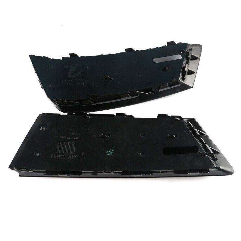 Front Bumper Fog Light Grille Cover Lower For Audi A4 B9 2016-2018 2017 Pair