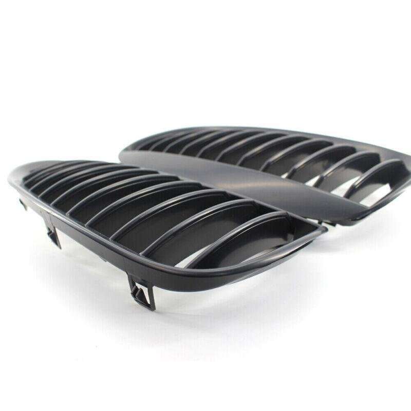 Pair of Matte Black Front Grille fit for BMW E63 E64 M6 630 645CI 650I