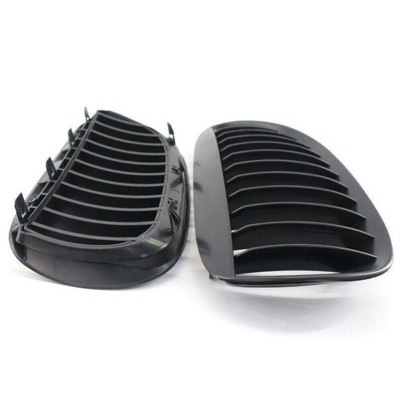 Pair of Matte Black Front Grille fit for BMW E63 E64 M6 630 645CI 650I