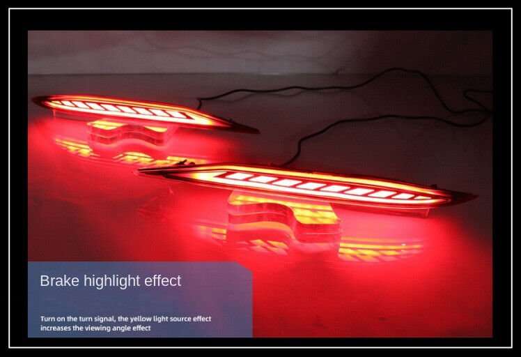 For Hyundai Elantra 2021-2023 LED Rear Bumper Reflector Brake Light Lamp 2PCS