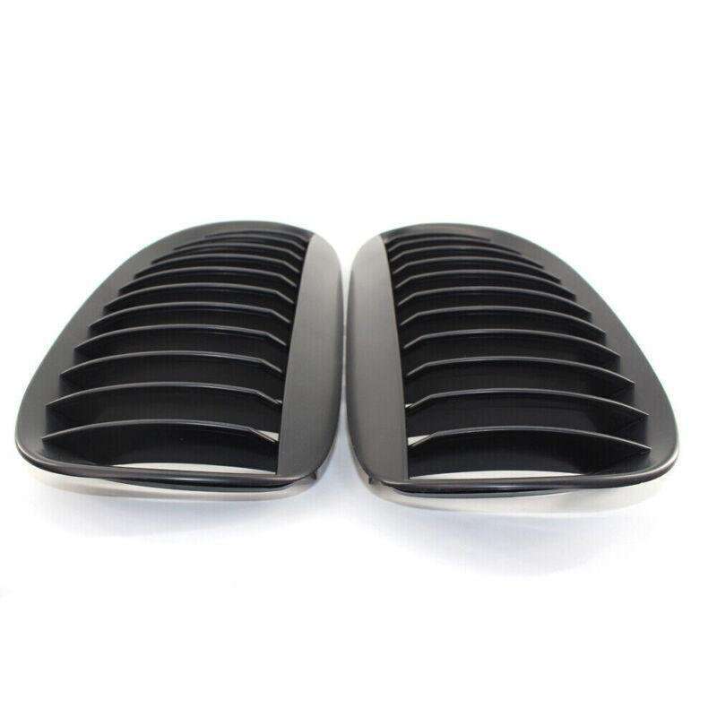 Pair of Matte Black Front Grille fit for BMW E63 E64 M6 630 645CI 650I