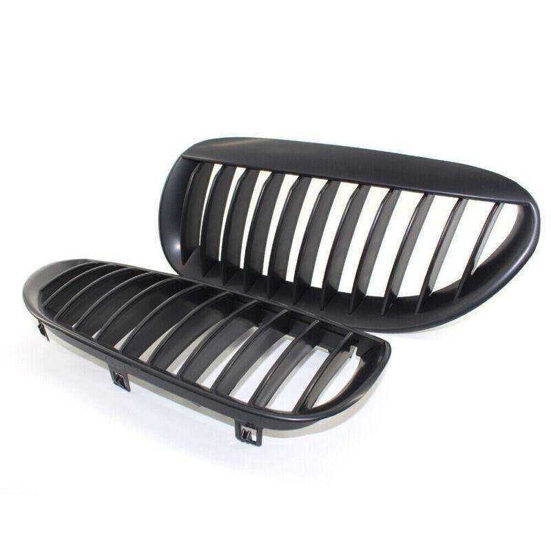 Pair of Matte Black Front Grille fit for BMW E63 E64 M6 630 645CI 650I