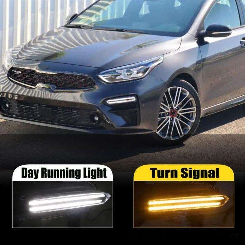 Fit For Kia Cerato 2019-2020 LED DRL Daytime Running Fog Light Lamps