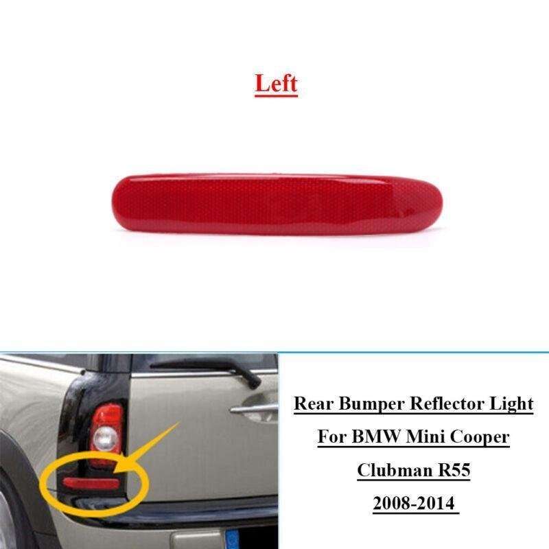 Rear Bumper Reflector Light For BMW Mini Cooper Clubman R55 2008-2014 Left