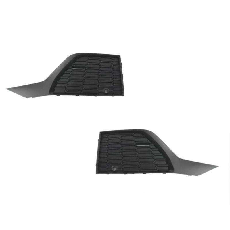 2x Front Bumper Fog Lamp Grille Cover Fits For Audi Q7 2020 LR 4M0807681A/682A