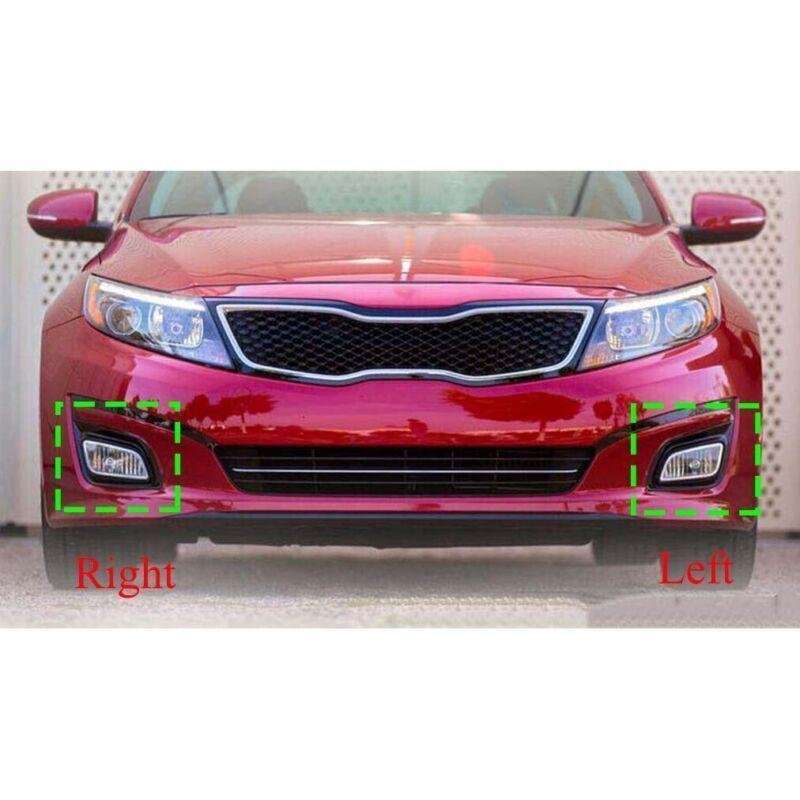 For Kia Optima K5 2014-2015 Left Side Front Bumper Fog Lamp Cover Frame Grille