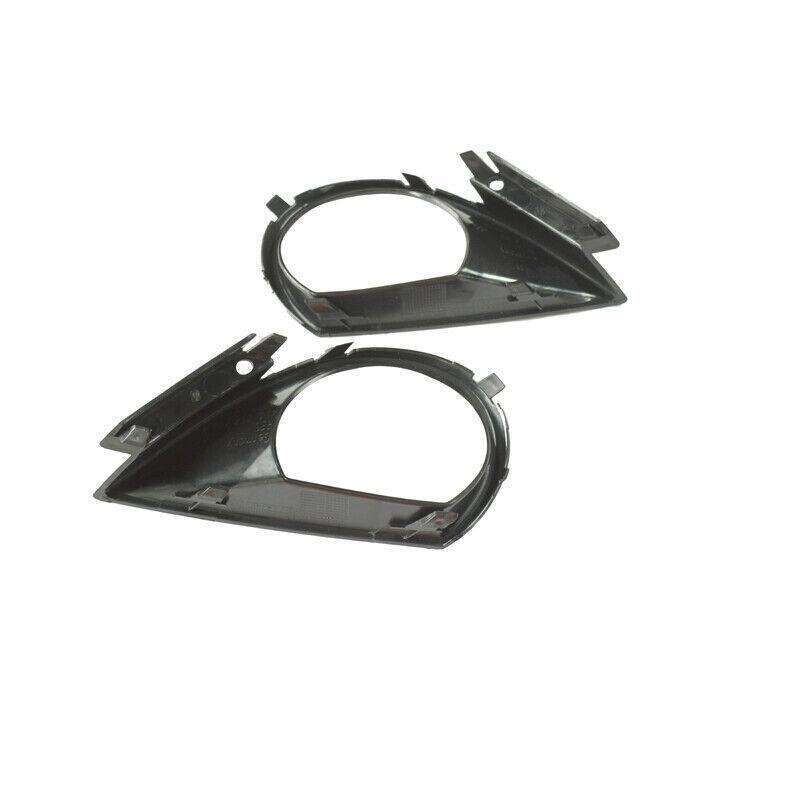 Pair Car Front Bumper Fog Light Lamp Grille Cover Frame For 2010-2015 Audi Q7