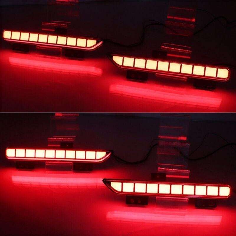 Rear Fog Brake Bumper Reflector Light For Ford Raptor SVT F150 17-19 Pair A