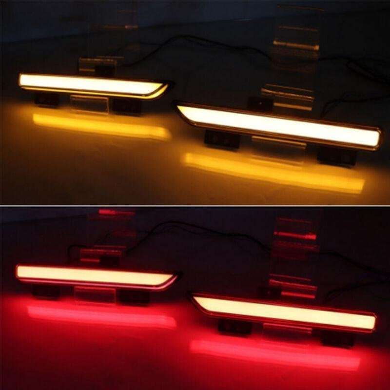 Rear Fog Brake Bumper Reflector Light For Ford Raptor SVT F150 17-19 Pair A