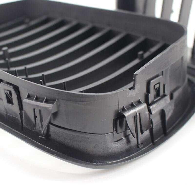 2x ABS Matte Black Front Kidney Grille fit for BMW E39 5 Series 1999-2003