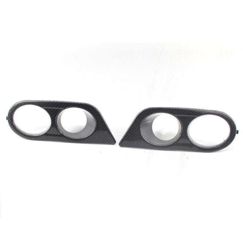 FOG LIGHT COVER CARBON FIBER STYLE Grille H Style Fit for BMW E46 M3 2001-2006