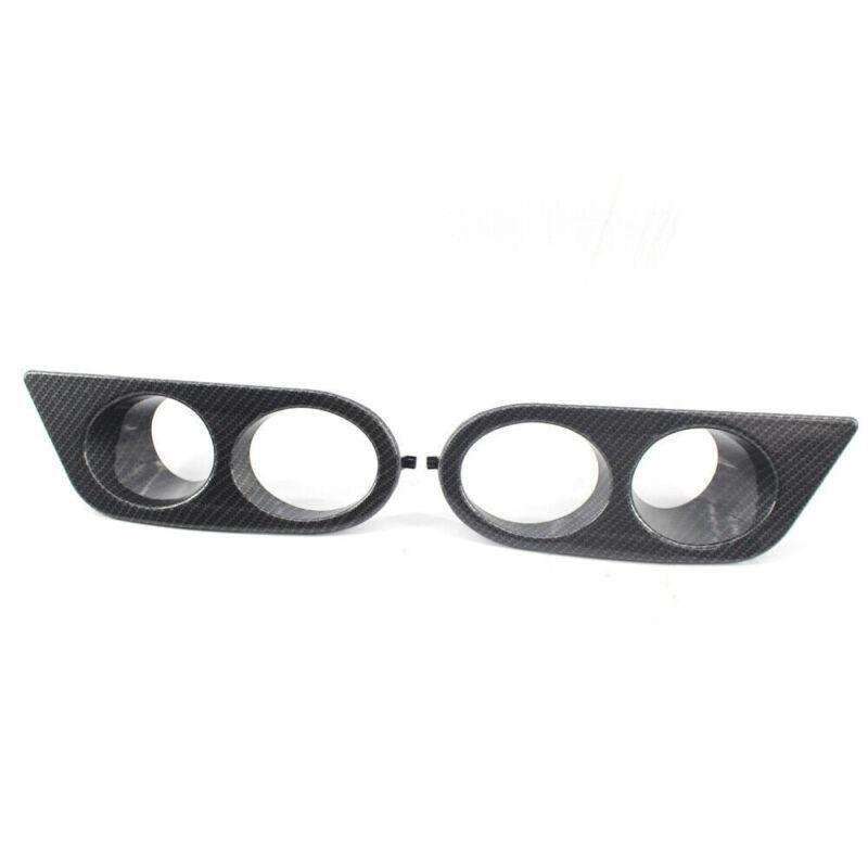 FOG LIGHT COVER CARBON FIBER STYLE Grille H Style Fit for BMW E46 M3 2001-2006