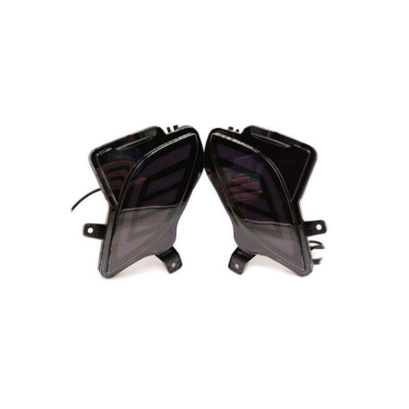 Smoked Rear taillight Bumper Reflector Light For Toyota Highlander 21-23 Pair