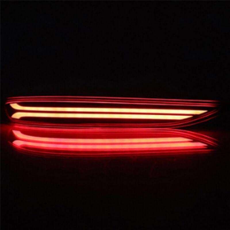 2x Rear Brake Taillight Bumper Reflector Lights For Chevrolet Equinox 2017-2022