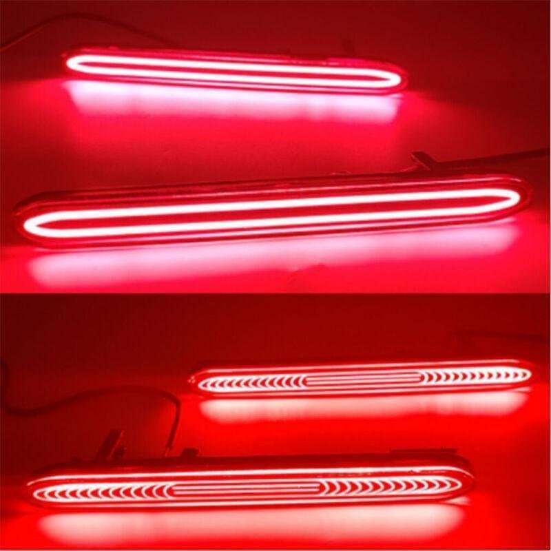 Rear Bumper Reflector Lights Brake Tail LampFor Honda Odyssey 2007-2008 Pair B