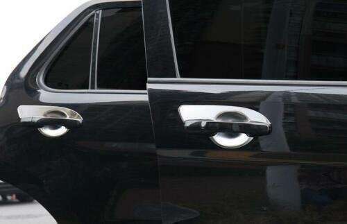 For Ford Explorer 11-2019 Chrome Steel Exterior Side Door Bowl Cover Trim 4PCS