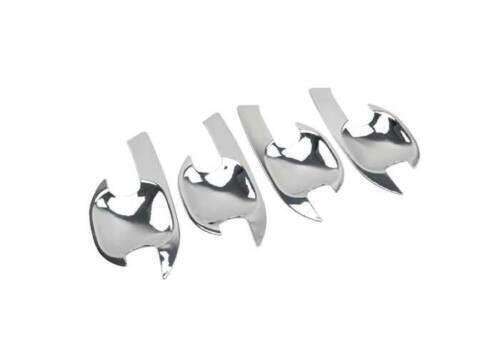 For Ford Explorer 11-2019 Chrome Steel Exterior Side Door Bowl Cover Trim 4PCS