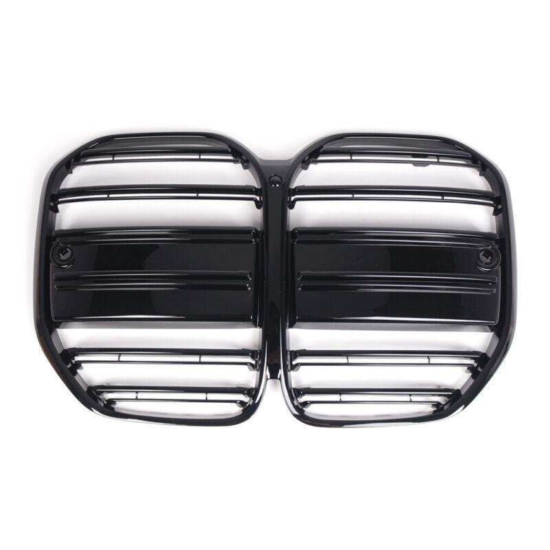 Gloss Black Front Kidney Grille Mesh For BMW 4 Series G22 Coupe 2-Doors 2021+