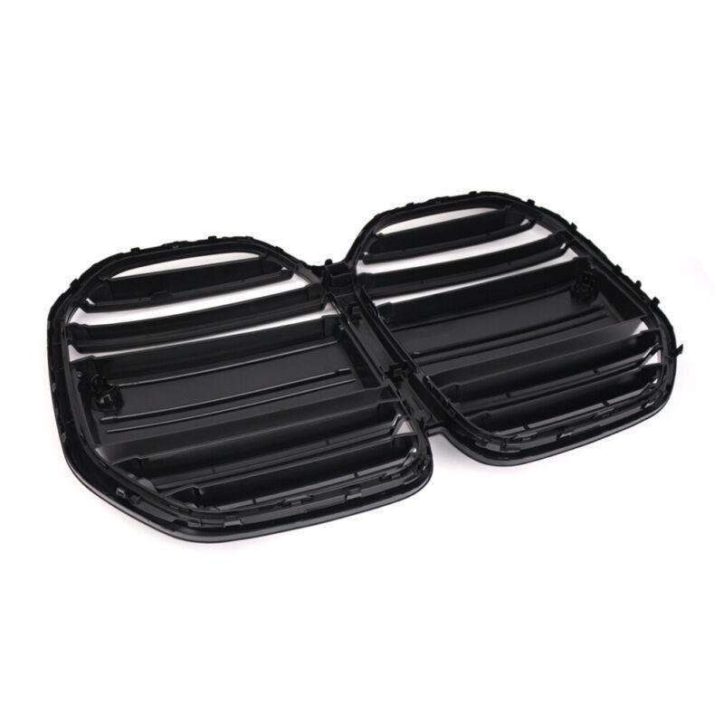 Gloss Black Front Kidney Grille Mesh For BMW 4 Series G22 Coupe 2-Doors 2021+