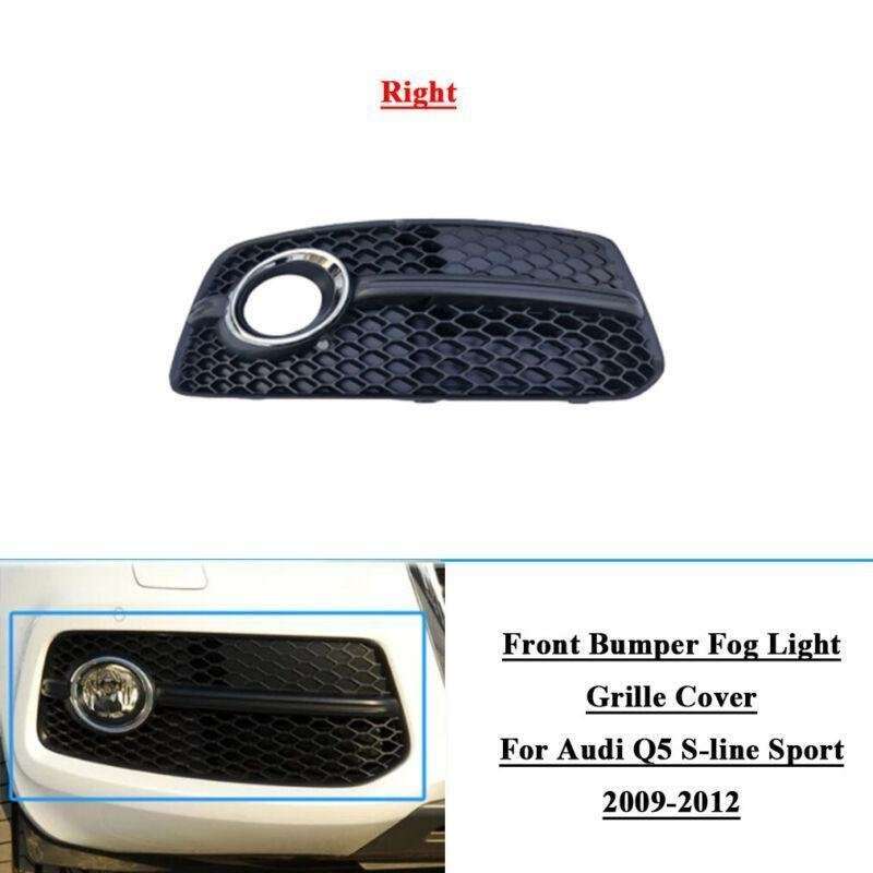 Front Bumper Fog Light Grille Cover For Audi Q5 S-line Sport 2009-2012 Right