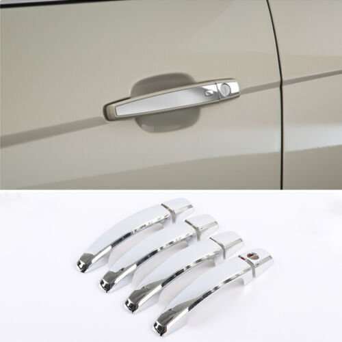 Fit for Cadillac SRX 2010-2016 Chrome ABS Exterior Side Door Handle Cover Trim